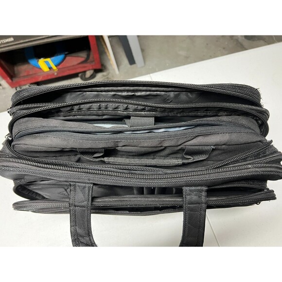 Ytonet 17 inch Laptop Bag Travel Briefcase with Organizer Expandable Black - Picture 6 of 7